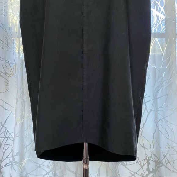 THE ROW BLACK SLEEVELESS CREWNECK LOOSE RELAXED FIT MIDI DRESS - Picture 7 of 15